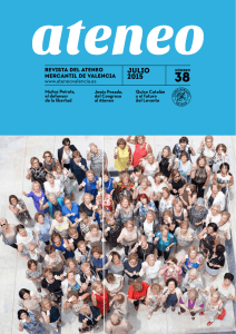 Revista Ateneo Nº 38 - Ateneo Mercantil de Valencia