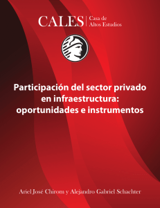 Participación del sector privado en infraestructura