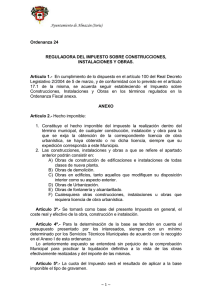 Ayuntamiento de Almazán (Soria) Ordenanza 24 REGULADORA
