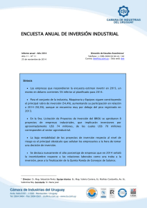 ENCUESTA ANUAL DE INVERSIÓN INDUSTRIAL1