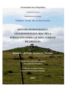 STUDIO PETROLÓGICO Y - Sociedad Uruguaya de Geologia