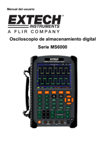 Osciloscopio de almacenamiento digital Serie MS6000