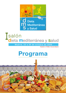 Programa - Dieta mediterranea y salud