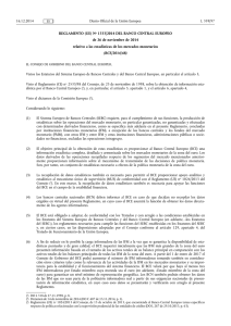 REGLAMENTO (UE) No 1333/•2014 DEL BANCO CENTRAL