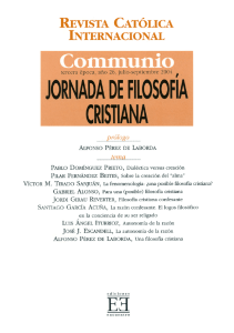 Jornada de filosofía cristiana