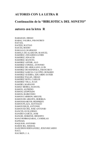 pdf Biblioteca del soneto. Autores
