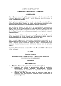 Acuerdo Ministerial Nº 177-2003