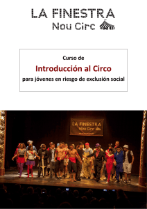 dossier taller circo social exclusión
