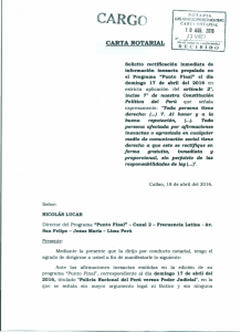 carta notarial del juez superior walter rios montalvo