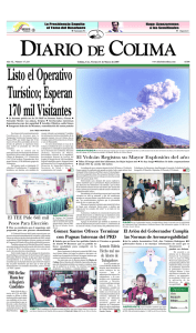 El Volcán Registra su Mayor Explosión del año Gómez Santos