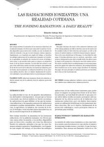 Las radiaciones ionizantes: una realidad cotidiana