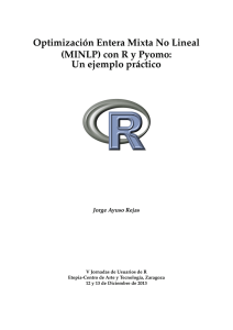 (MINLP) con R y Pyomo