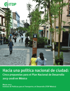 77 Urbano: hacia una política nacional de ciudad