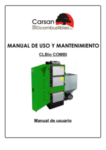 Manual de usuario - Carsan Biocombustibles