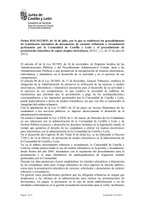 Orden HAC/612/2013 - Tributos de Castilla y León