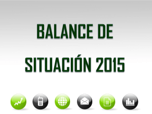 Balance Colegio Alicante 2015