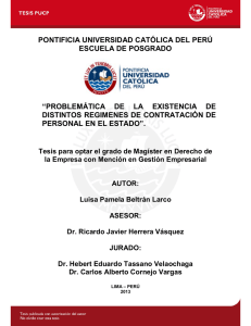 capitulo i - Pontificia Universidad Católica del Perú
