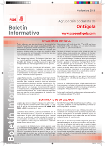 Noviembre 2013 - PSOE Ontigola