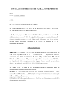 Cancelación Patrimonio - ABC del derecho desde Madrid…!