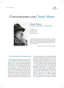 Conversaciones con Claude Monet
