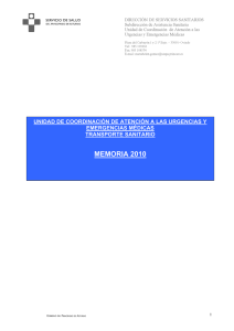 Memoria 2010 Urgencias Emergencias pdf