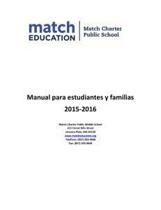 Manual para estudiantes y familias 2015-2016