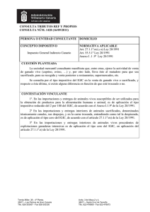 Consulta RINCAS - Gobierno de Canarias