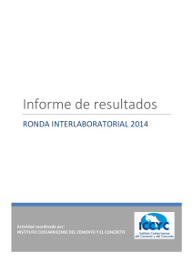 Resultados Interlaboratorial 2014