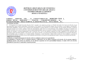 06_Derecho_Año 1_Derecho Civil I - Universidad Bicentenaria de