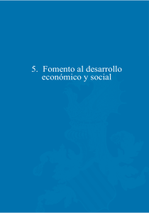5. Fomento al desarrollo económico y social 5. Fomento al