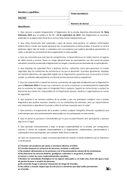 Carta compromiso de alumnos de nuevo ingreso