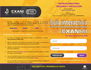 Guía Interactiva EXANI III