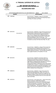 Visual FoxPro - Tribunal Superior de Justicia del Estado de Puebla