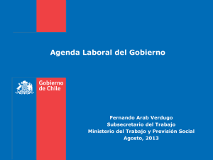 Agenda Laboral del Gobierno