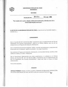 Resolución 2521 del 05 de diciembre del 2008