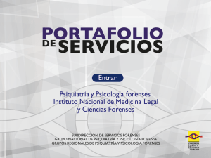 portafolio - Instituto Nacional de Medicina Legal y Ciencias Forenses