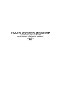 movilidad ocupacional en argentina