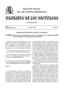 Ley Orgánica 12/1995, de 12 de diciembre, de represión del
