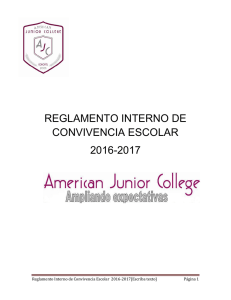 reglamento interno de convivencia escolar 2016-2017