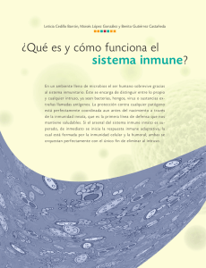 sistema inmune? - Revista Ciencia