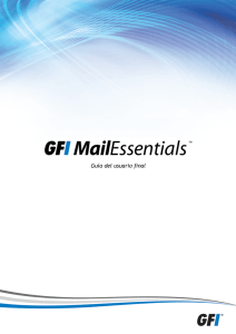 Guía de usuario final de GFI MailEssentials