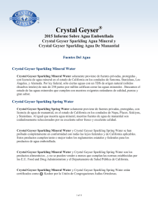 Crystal Geyser ®
