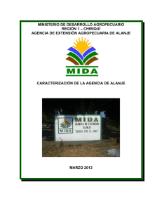 Agencia de Alanje - Ministerio de Desarrollo Agropecuario