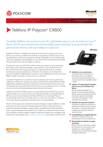 Teléfono IP Polycom® CX600