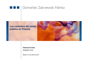Los contratos del sector público en Polonia