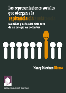 Nancy Martínez Blanco. Las Representaciones Sociales que
