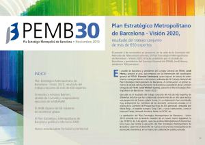 Plan Estratégico Metropolitano de Barcelona