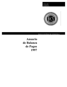 Anuario de Balanza de Pagos 1997
