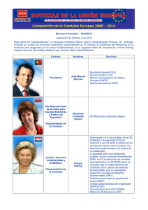 Composición de la Comisión Europea 2009-2114