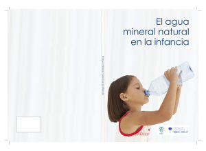 El agua mineral natural en la infancia